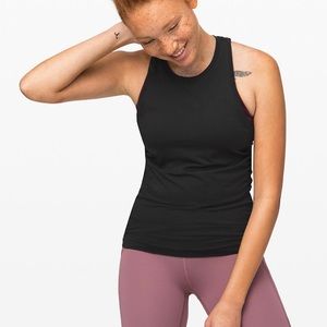 2 lululemon size 8 tanks with built in bra